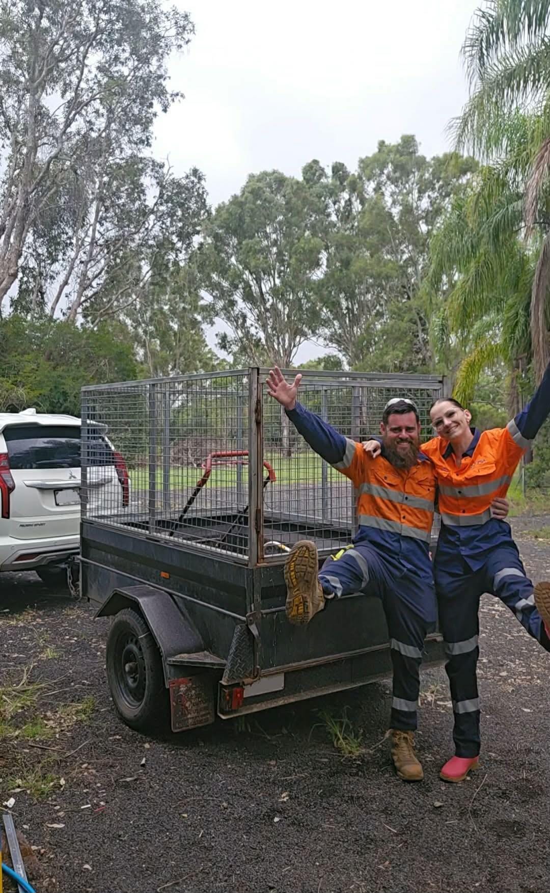 Colton & Rach from Cut and Clear Property Maintenance 