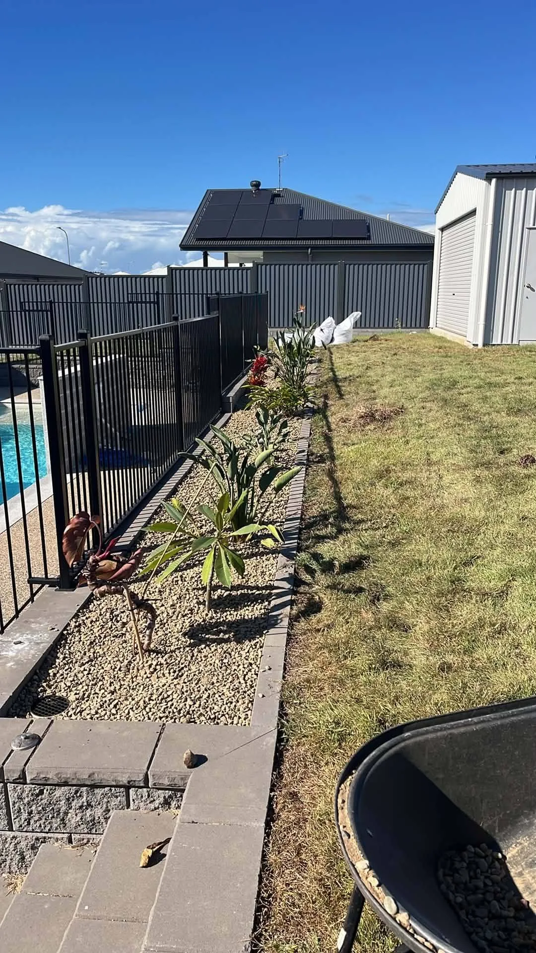 A tidy lawn after property maintenance